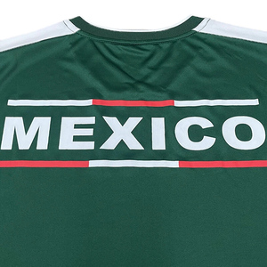 Camiseta de fútbol del equipo de México, personalizada con bordado, pantalones cortos, camisetas deportivas de manga corta - Product Image 4
