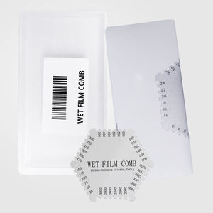 Calibrador de Película Húmeda para Medir Espesor de Revestimiento 25~3000um (Micrones) / 1~118 Mil, Doble Escala, Estilo Hexagonal con Muescas - Product Image 3