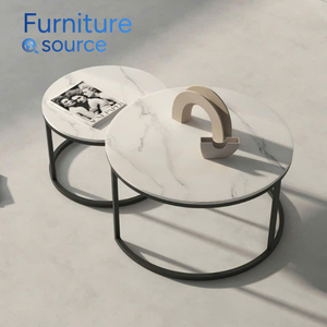 โต๊ะกาแฟปรับขยายได้ทันสมัยพร้อมโครงเหล็กเคลือบผงหินเทียมผลิตในเวียดนามโรงงานเฟอร์นิเจอร์ที่มีทักษะ - Product Image 4