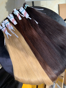 Extensiones de Cabello Vietnamita Natural 100% de Alta Calidad, Precio de Fábrica, Longitud 55cm, Super Double Drawn - Product Image 4