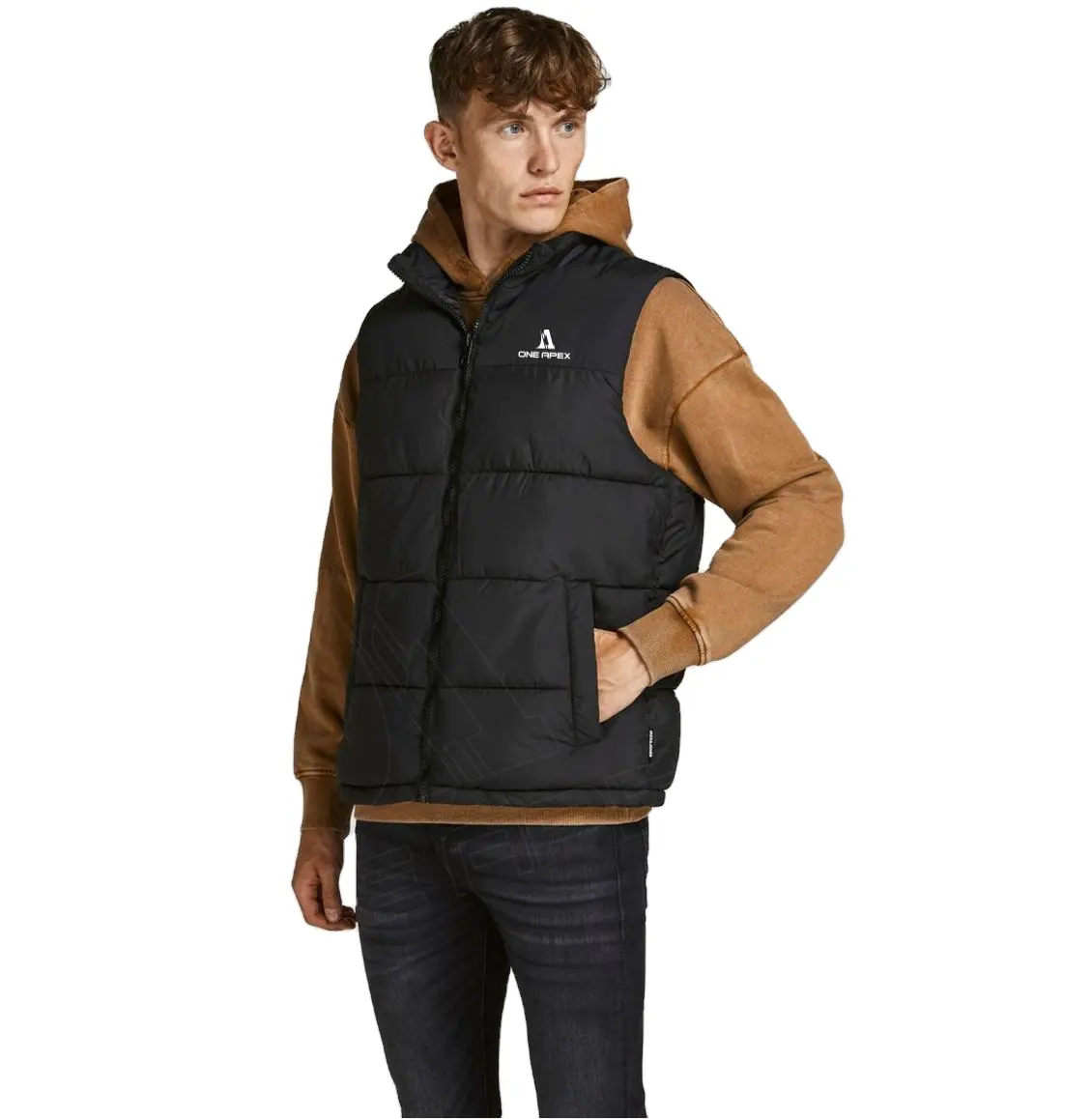 Best Quality Winter Wear Men Regular Style Zipper Up Bubble Puffer Jacket Men Spring Wholesale Windproof Breathable Jacket