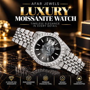 Reloj Mecánico Analógico de Lujo con Diamantes de Moissanita Estilo Hip Hop Moderno para Hombre, Marca AJ Jewels - Product Image 1