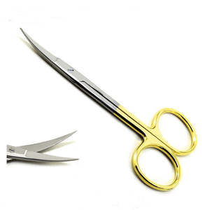 Pinza de Sutura para Microcirugía Castroviejo, Portaagujas Curvo de Acero Inoxidable, Equipo Manual con Certificación CE de Dentavex - Product Image 2