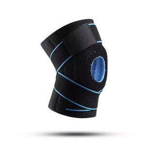 Genouillères réglables Perfectionists, noir/vert, respirantes, en polyester, unisexe, multi-sports, protection de base pour tous les exercices - Product Image 1