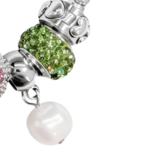   Pulsera de Perlas Elegante para Mujer, Color Rosa, Verde y Dorado, Joyería de Moda, Accesorio de Muñeca con Estilo, Premium - Product Image 6