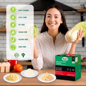 MOKI Arroz Shirataki Instantáneo Refinado con Proteína de Guisante Baja en Crustáceos y Konjac, 100g, 18 Meses de Caducidad - Product Image 6