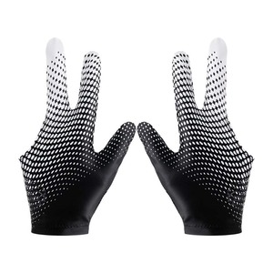 Vente flash - Gants de snooker professionnels à 3 doigts, logo personnalisé, gants de billard unisexes pour les joueurs gauchers et droitiers - Product Image 1