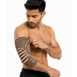 Manchons de protection en caoutchouc personnalisables avec logo, légers, respirants, pour le soutien des coudes, pour hommes, sport, fitness, gym, entraînement - Product Image 4
