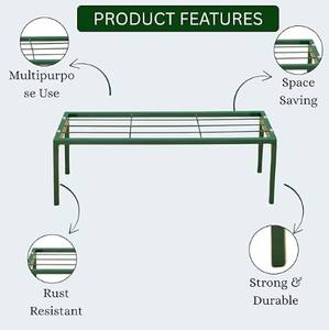 Support de plante en métal Apollo, porte-pot décoratif pour balcon - Product Image 4