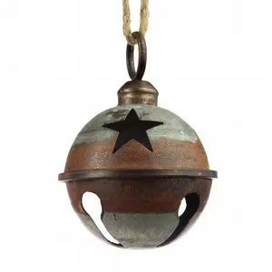 Campana Colgante Navideña Metálica Premium, Adorno Decorativo para Árbol de Navidad, Puerta de Entrada, Pared, Decoración para Fiestas en Casa - Product Image 6