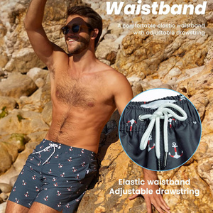Custom Swim Shorts Quick Dry Beach Shorts <b>Mens</b> Swim <b>Trunks</b> OEM Pakistan Export Manufacturer Supply Worldwide Markets - Product Image 5