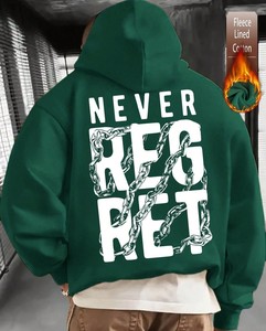 Sudadera Deportiva Unisex de Forro Polar Grueso, Personalizable con Estampado, Ecológica, de Color Sólido, para Hombre y Mujer, para Deportes y Yoga, OEM ODM - Product Image 1