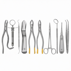 DERMISPRO INSTRUMENTS Kit de 10 Piezas para Extracción Dental Manual, Pinzas T/C # 150/ # 151/ # Acero Inoxidable 10H Autoclavable - Product Image 1