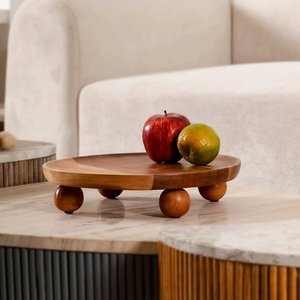 Plataforma de Exhibición Moderna Hecha a Mano de Madera, Base Elevada para Pasteles, Soporte para Postres, Decoración para Mesa de Comedor - Product Image 3