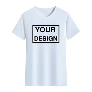 T-shirt blanc pour homme, col rond, manches courtes, tricoté, personnalisable, vêtement décontracté - Product Image 5