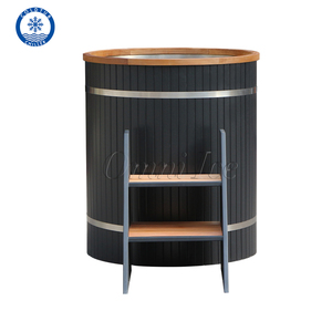 Baignoire plongeante OMNI Premium en cèdre rouge Intérieur en acier inoxydable 304 avec WPC Extérieur direct Fabricant OEM/ODM Design moderne - Product Image 1