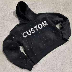 Pull-over surdimensionné double couche en polaire polyester/coton, léger, respirant, anti-plis, écologique et de haute qualité pour l'automne - Product Image 1