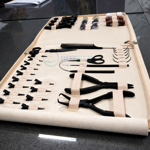 Professional Stainless Steel Hair <b>Extension</b> Tools Kit Salon Use Lightweight Reusable Pliers Pulling Needle Loop Tool <b>Beads</b> Micro - Product Image 6