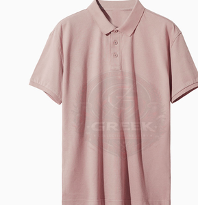 Polo homme élégant et ajusté en tissu mélange de coton doux, avec patte de boutonnage, col côtelé et design moderne - Product Image 4