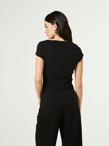 Clean Fit Black <b>Women's</b> <b>Tank</b> <b>Top</b> Soft Stretch Casual Breathable Slim Summer Knitted Fabric Front Logo Customizable - Product Image 2