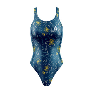 Maillot de bain une pièce pour femme haute performance, dos en U, respirant, fabrication OEM ODM de qualité supérieure - Product Image 1