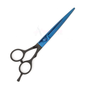 Ciseaux de coiffure professionnels rouges pour barbier, lame en acier inoxydable avec manche en céramique, outil de beauté aiguisé pour salon - Product Image 2