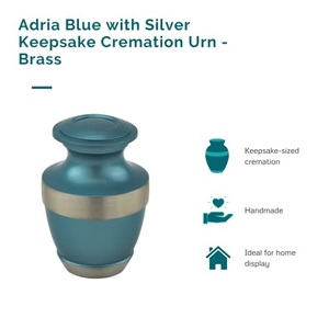 Premium Brass <b>Keepsake</b> <b>Memorial</b> Urn Funeral Ash Container Crafted With Artistic Smooth Texture And Elegant Appearance - Product Image 4