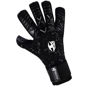 Gants de football en gros, professionnels, contact de la paume avant en latex, coupe hybride, dos de la main, impression par sublimation et injection de silicone - Product Image 3