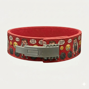 เข็มขัดยกน้ำหนักหนังแท้แบบหนาพิเศษ พร้อมคันโยก รองรับหลังอย่างมืออาชีพ เหมาะสำหรับการยกน้ำหนักและการออกกำลังกายในยิม - Product Image 2