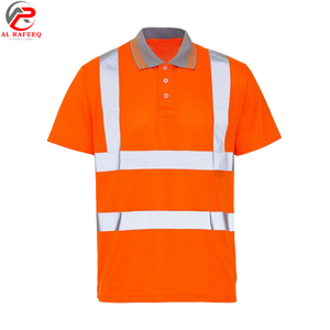 Camisetas Polo Ligeras de Alta Calidad para Hombre, Camisa de Trabajo de Alta Visibilidad, Ropa de Trabajo con Cinta Reflectante, Amarillo Naranja 2026 - Product Image 4
