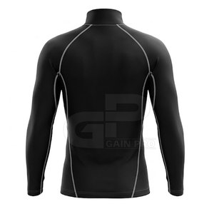 Camiseta de compresión para entrenamiento de fútbol con material que absorbe la humedad para atletas activos y rendimiento deportivo competitivo - Product Image 3