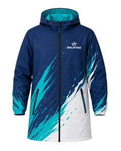 Parka con Capucha para Hombre SALSTAR, Manga Larga, Impermeable, Deportiva, con Estampado, de Poliéster, con Cierre de Cremallera - Product Image 3