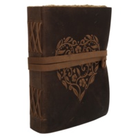 Journal en cuir vintage à couverture rigide, cadeau pour la Saint-Valentin, un anniversaire de mariage - 120 feuilles de papier