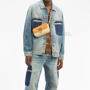 Light <b>Weight</b> Hot <b>Sale</b> Jeans Winter Jacket Oem Service Jeans Jacket Latest Design Men Jeans Jacket - Product Image 3