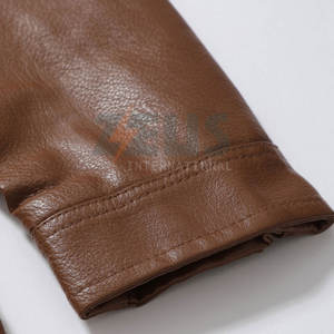 Vêtements pour hommes très demandés, nouvelle mode, vente en gros, veste d'hiver coupe-vent et respirante, veste en cuir pour hommes fabriquée au Pakistan - Product Image 5