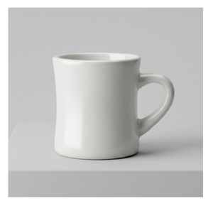 Taza de Café de Cerámica Blanca Personalizada, Taza Japonesa para Capuchino, Doble Pared, al por Mayor - Product Image 1