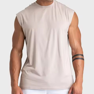 เสื้อกล้ามวินเทจสั่งทำขายส่ง ซักเอนไซม์ ล้างกรด เนื้อผ้าหนา สตรีทแวร์ ผลิตโดยโรงงาน OEM - Product Image 2