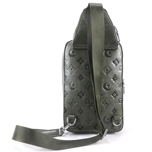 Men's Trendy Chest <b>Bag</b> Casual Crossbody Fashion Shoulder <b>Bag</b> Waterproof Durable, Zipper PU Leather <b>Summer</b> Daily Use - Product Image 3