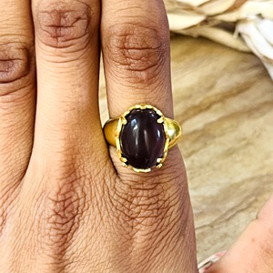 Nouveauté 2026 : Bagues en laiton pour femme, plaqué or 18 carats, avec pierre de lune grise solitaire, style gothique et couronne vintage, design unique. Vente en gros/OEM/ODM - Product Image 4