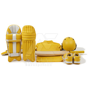 Premium Cricket Equipment Bundle Bat Gloves <b>Pads</b> Helmet Storage Bag Durable Cricket <b>Practice</b> Kit - Product Image 6
