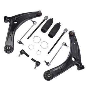 Kit de pièces de suspension Mitsubishi Outlander 2007-2017 : bras de suspension inférieurs avant, biellettes de direction, barres stabilisatrices – Référence D0100XU6TBY - Product Image 3