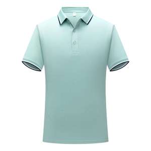 Polo de Manga Corta Blanco para Hombre, Corte Regular, Algodón Piqué, Diseño Sólido con Botones, Estilo Casual - Product Image 5