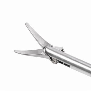 Tijeras MIS Premium con Hojas Curvadas, Eje de 5 mm, Longitud de Trabajo de 25 cm, Longitud Total de 35.5 cm, Mango Redondo Acolchado – ZETOMEDPRO - Product Image 2