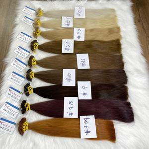Extensiones de Cabello con Punta de Queratina BIG VENDOR, Extensiones de Cabello Humano, Punta I, Punta U, Punta Plana, Cabello Remy, Cabello Humano Vietnamita de Alta Calidad - Product Image 1