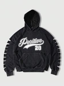 เสื้อฮู้ดดี้โอเวอร์ไซส์สำหรับผู้ชาย เสื้อผ้าออกกำลังกาย สตรีทแวร์ เสื้อผ้าลำลอง เนื้อผ้าหนา เสื้อฮู้ดดี้แบบสวมหัว พรีเมียม ใส่สบายในฤดูหนาว - Product Image 3