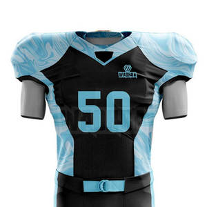 Uniforme de football américain confortable et respirant, disponible en matériau solide - Product Image 3