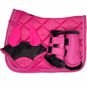 Almohadillas de satén de algodón personalizadas para sillas de montar western, ligeras y clásicas, al por mayor, conjuntos de protección para caballos, botas de tendón y botas de campana. - Product Image 6