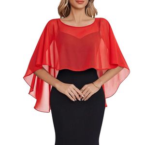 Chal de punto transparente con estampado de leopardo y mangas acampanadas para mujer, estilo casual, primavera-verano - Product Image 2