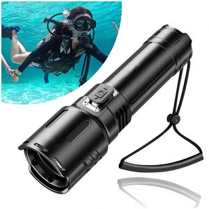 Lampe de plongée sous-marine CITICITY haute luminosité 1400 lumens, batterie 5000 mAh, portée 300 m et profondeur 200 m, source de lumière LED - Product Image 1