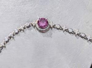 กำไลข้อมืออะเล็กซานไดรต์ทรงสี่เหลี่ยม เงินแท้ 5 มม. ลายสันติภาพ ทำด้วยมือ ของขวัญวันเกิดเดือนมิถุนายน เครื่องประดับสำหรับผู้หญิง สง่างาม เหมาะสำหรับงานหมั้น - Product Image 5